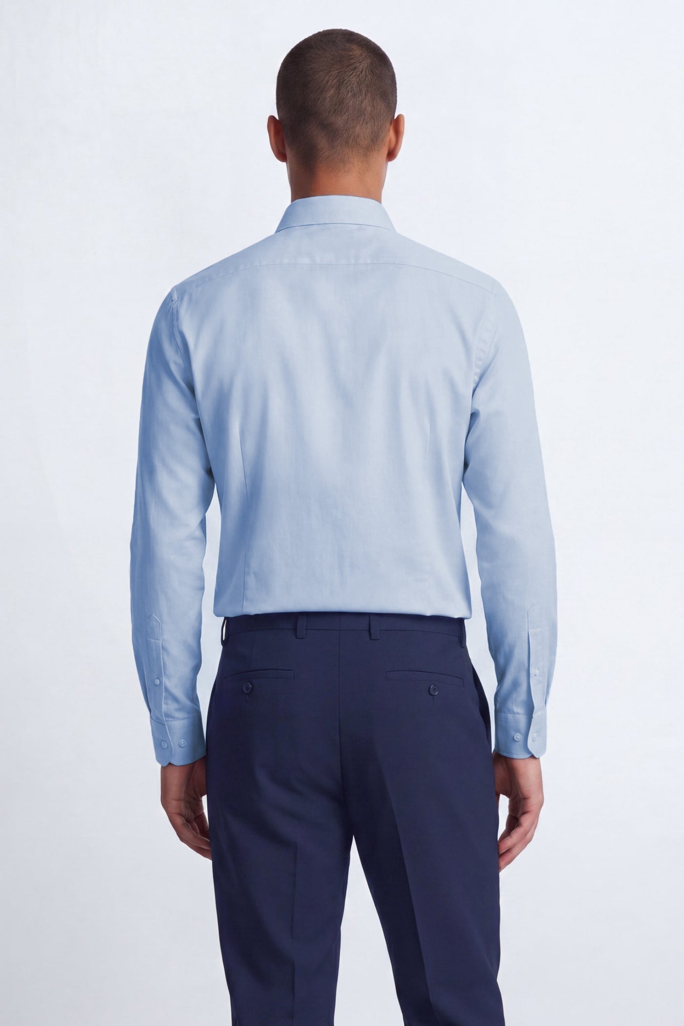 Apsley Slim Fit Blue Cotton Shirt