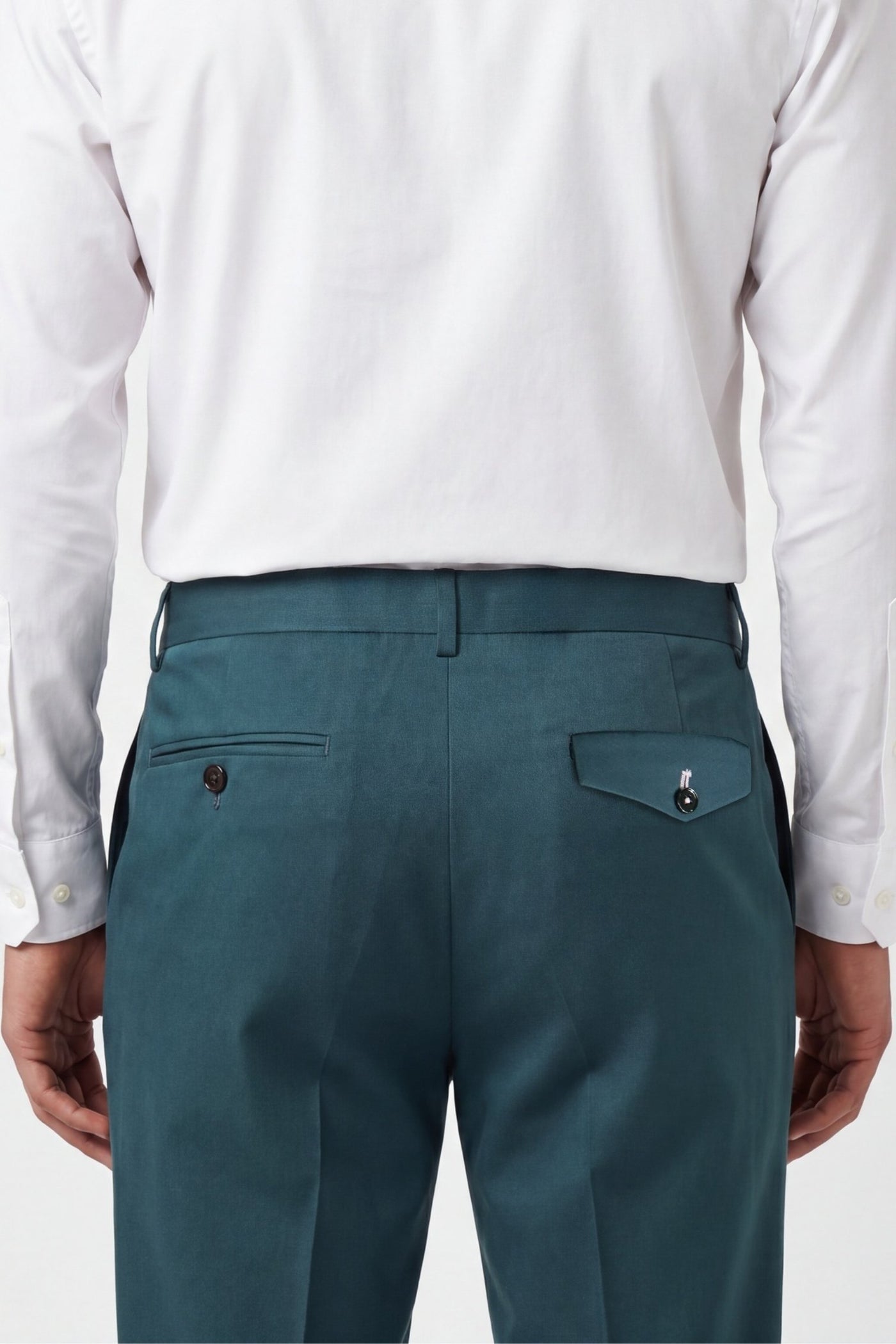 Winslow Slim Fit Green Suit Trousers