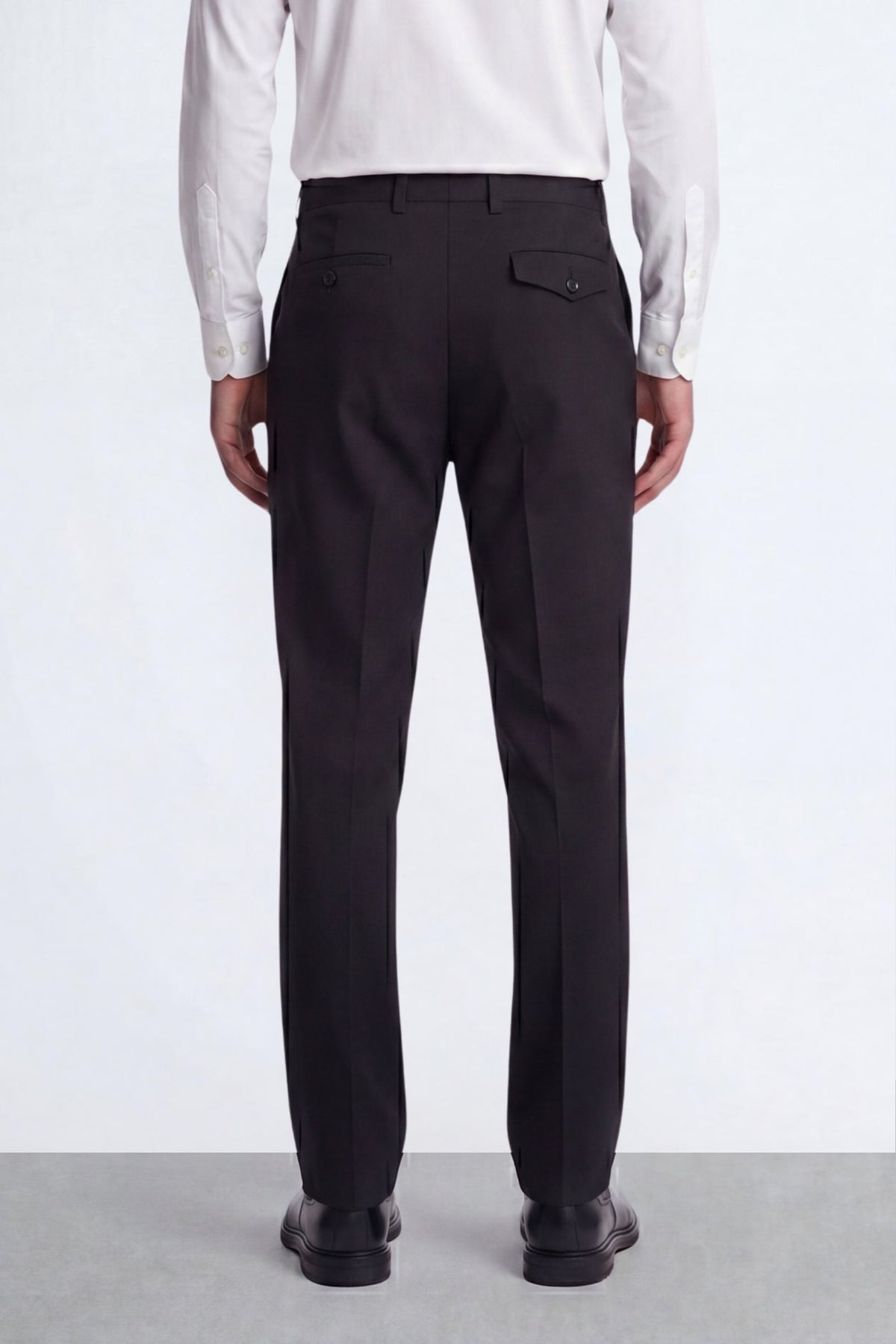 Orwell Slim Fit Black Suit Trousers