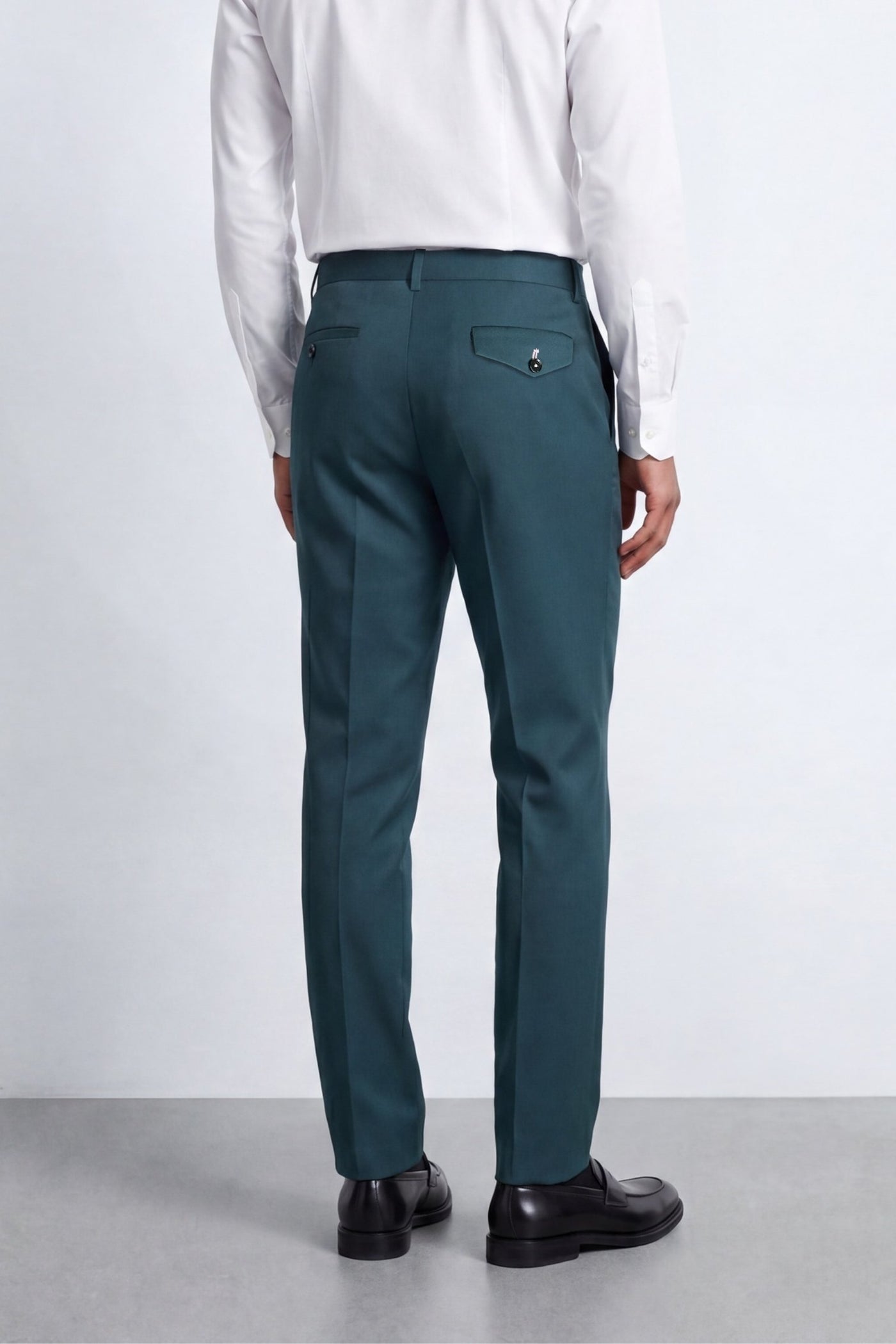 Winslow Slim Fit Green Suit Trousers