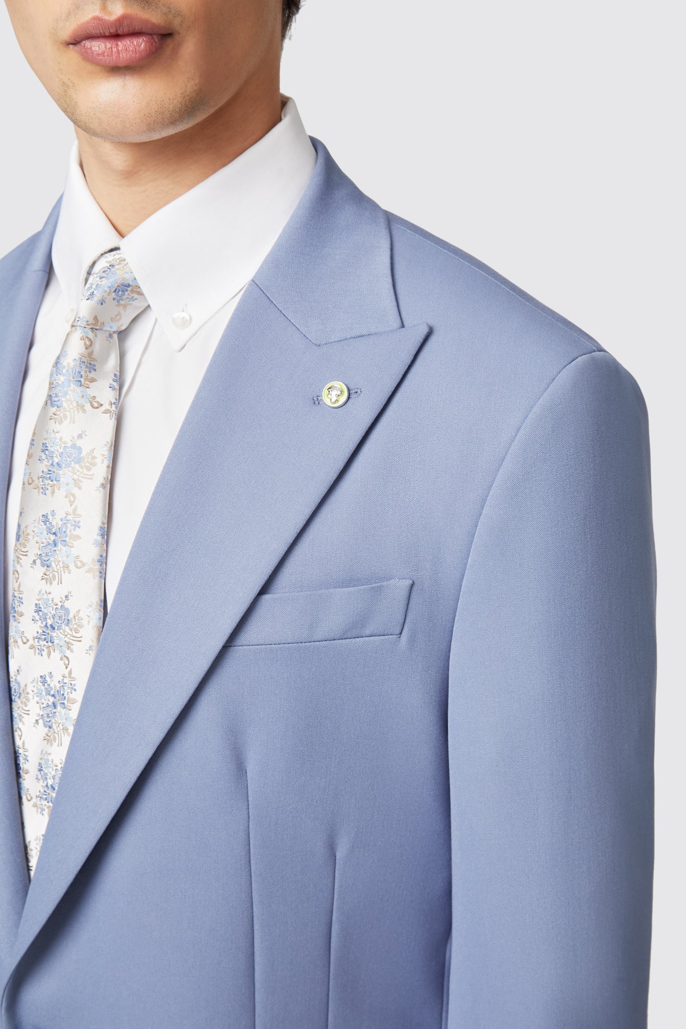 Buscot Slim Fit Blue Jacket - ARCHIVE