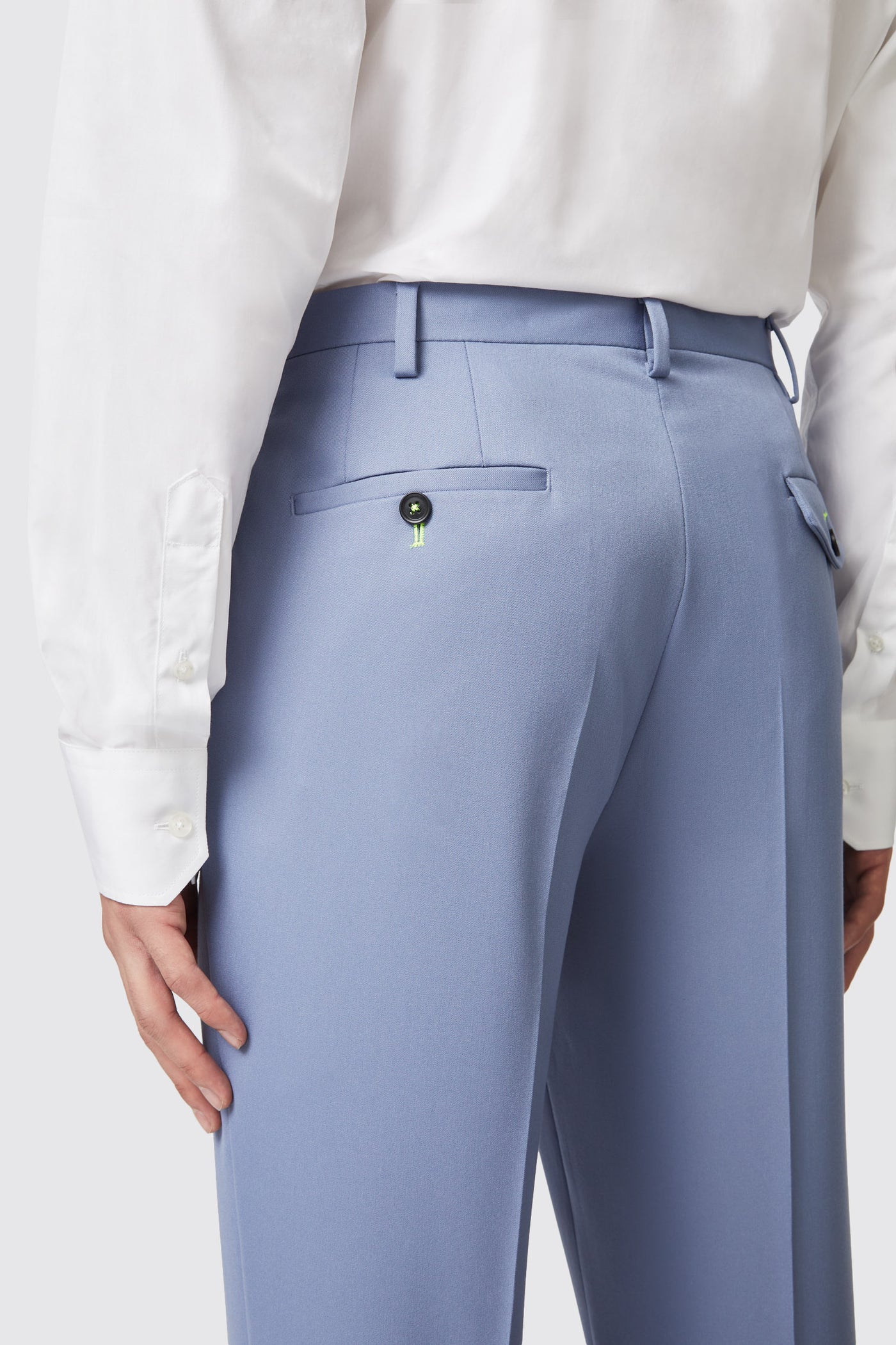 Buscot Slim Fit Blue Trousers - ARCHIVE