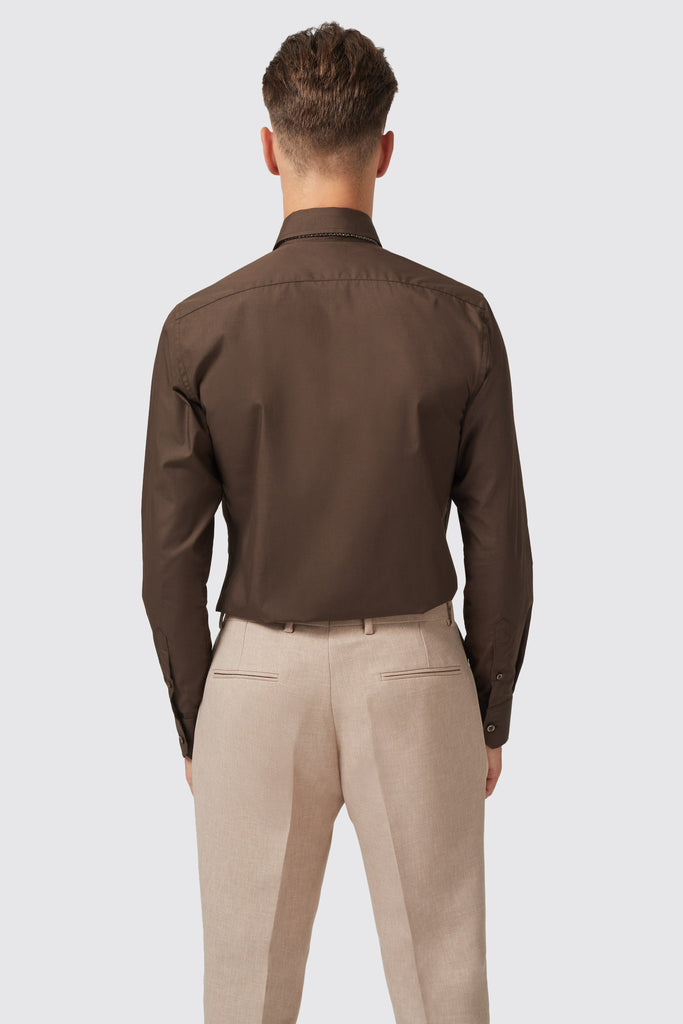 shelby-and-sons-chilwell-slim-fit-brown-cotton-shirt