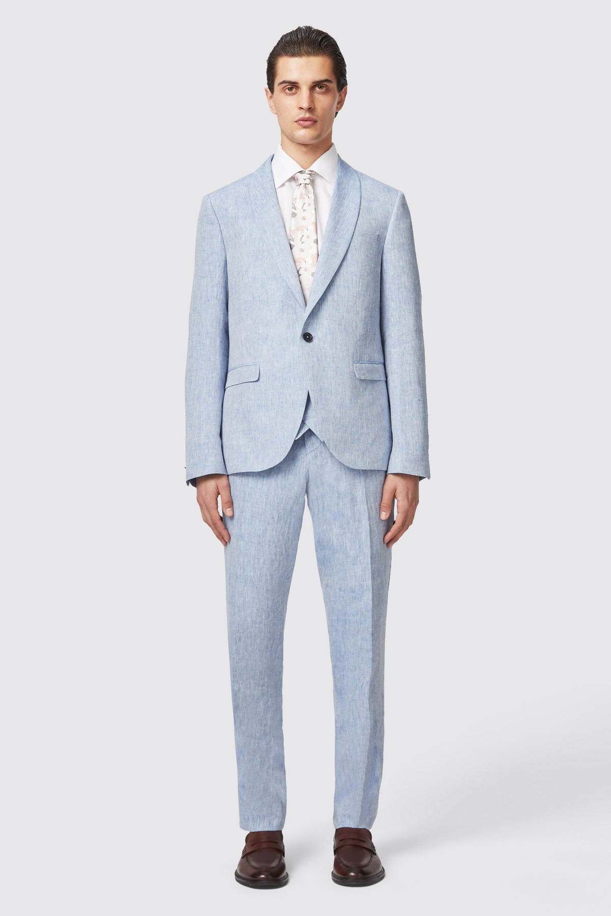 claremont-slim-fit-blue-linen-trousers