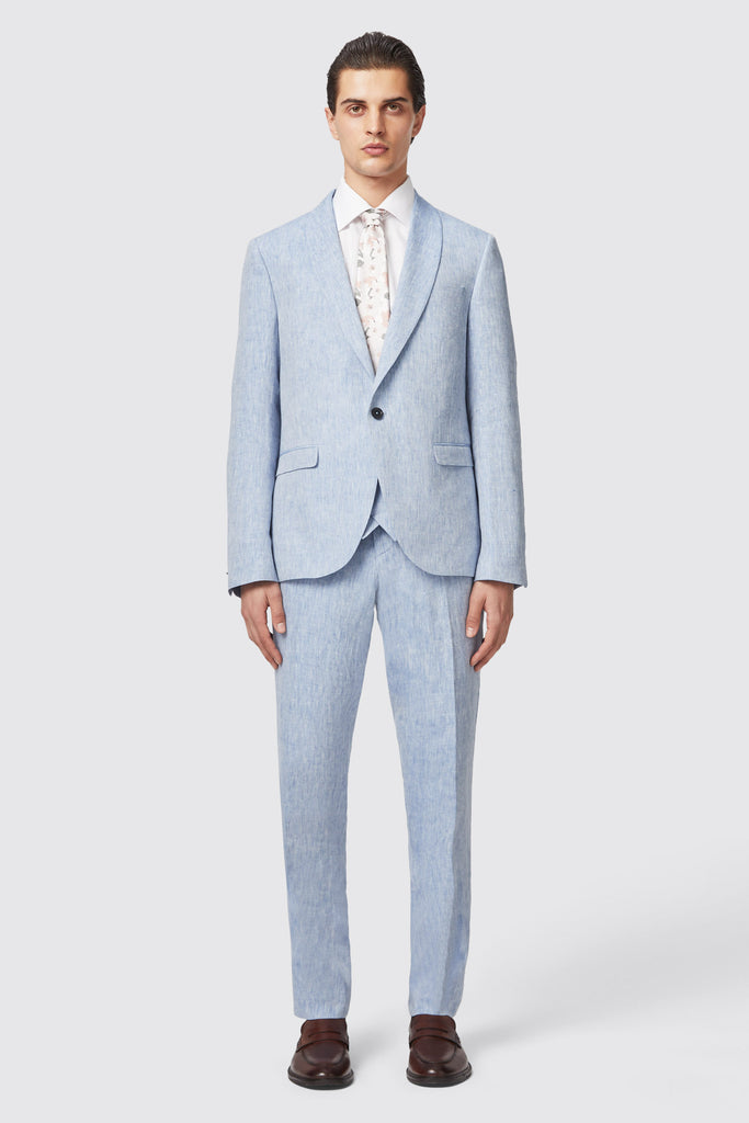 claremont-slim-fit-blue-linen-trousers