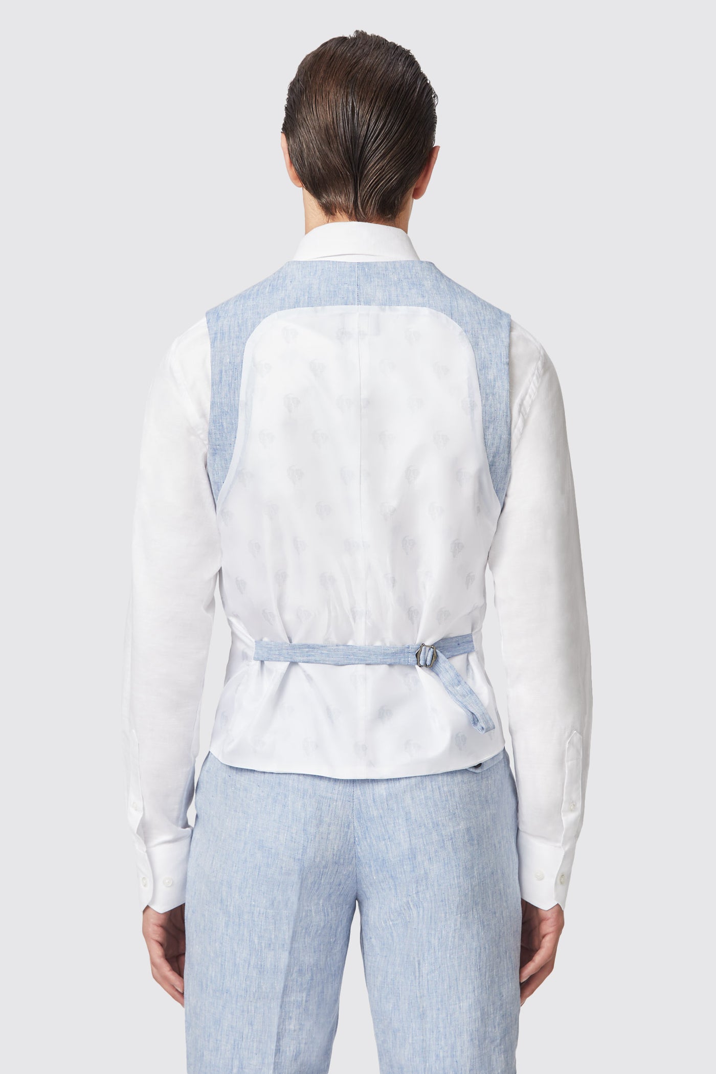 claremont-slim-fit-blue-linen-waistcoat