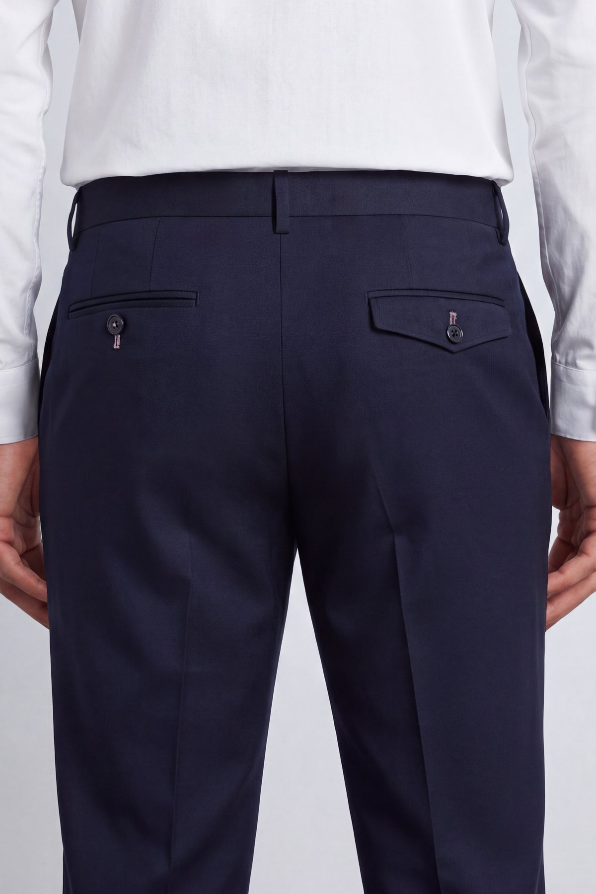 Orwell Slim Fit Navy Suit Trousers