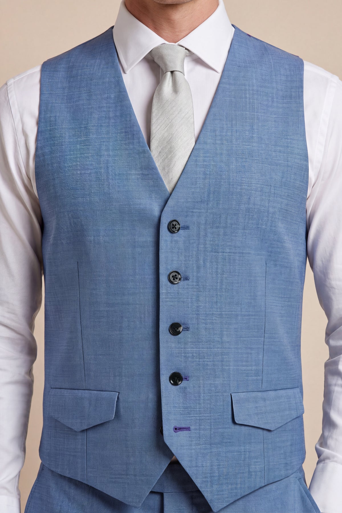 Kilburn Vest Light Blue
