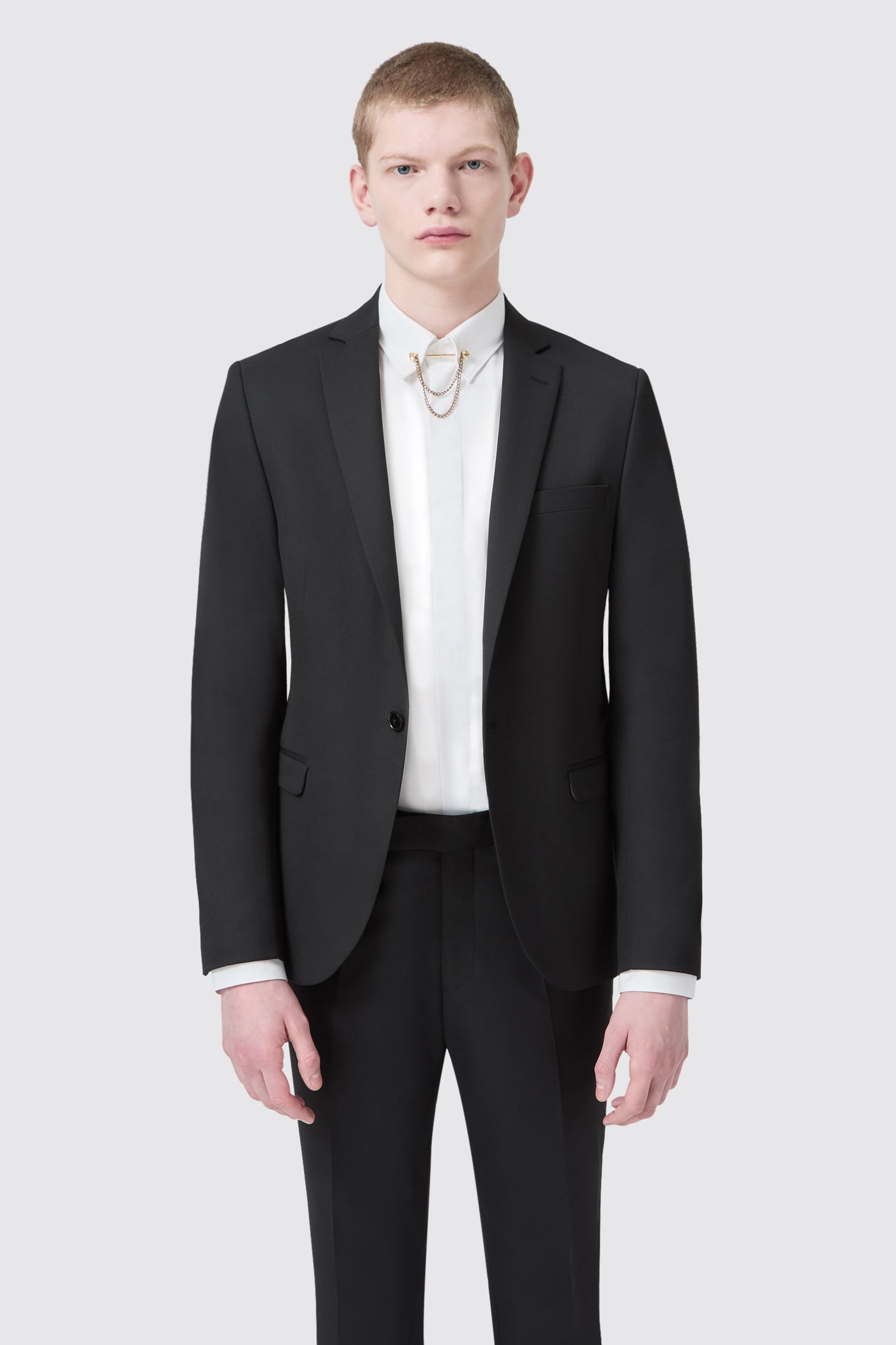 Ellroy Skinny Fit Black Suit
