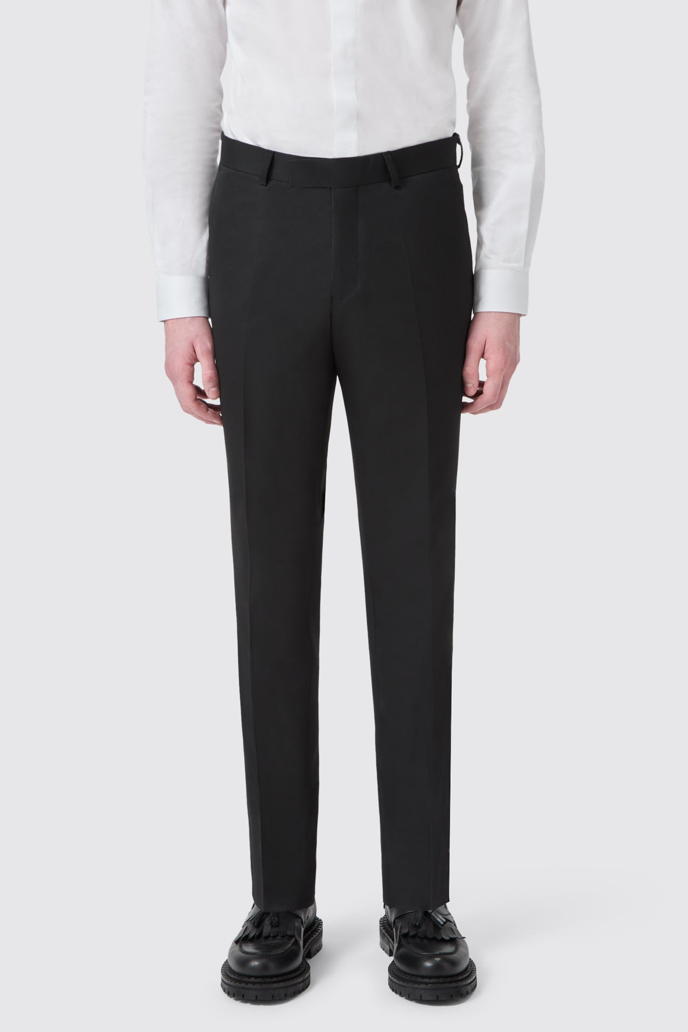Ellroy Skinny Fit Black Suit Pants