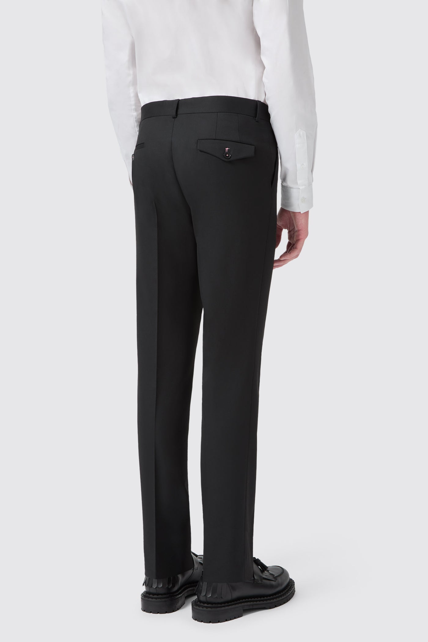 Ellroy Skinny Fit Black Suit Pants