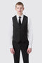 Ellroy Slim Fit Black Waistcoat