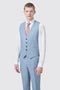 Ellroy Slim Fit Blue Waistcoat