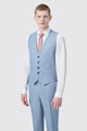 Ellroy Slim Fit Blue Waistcoat