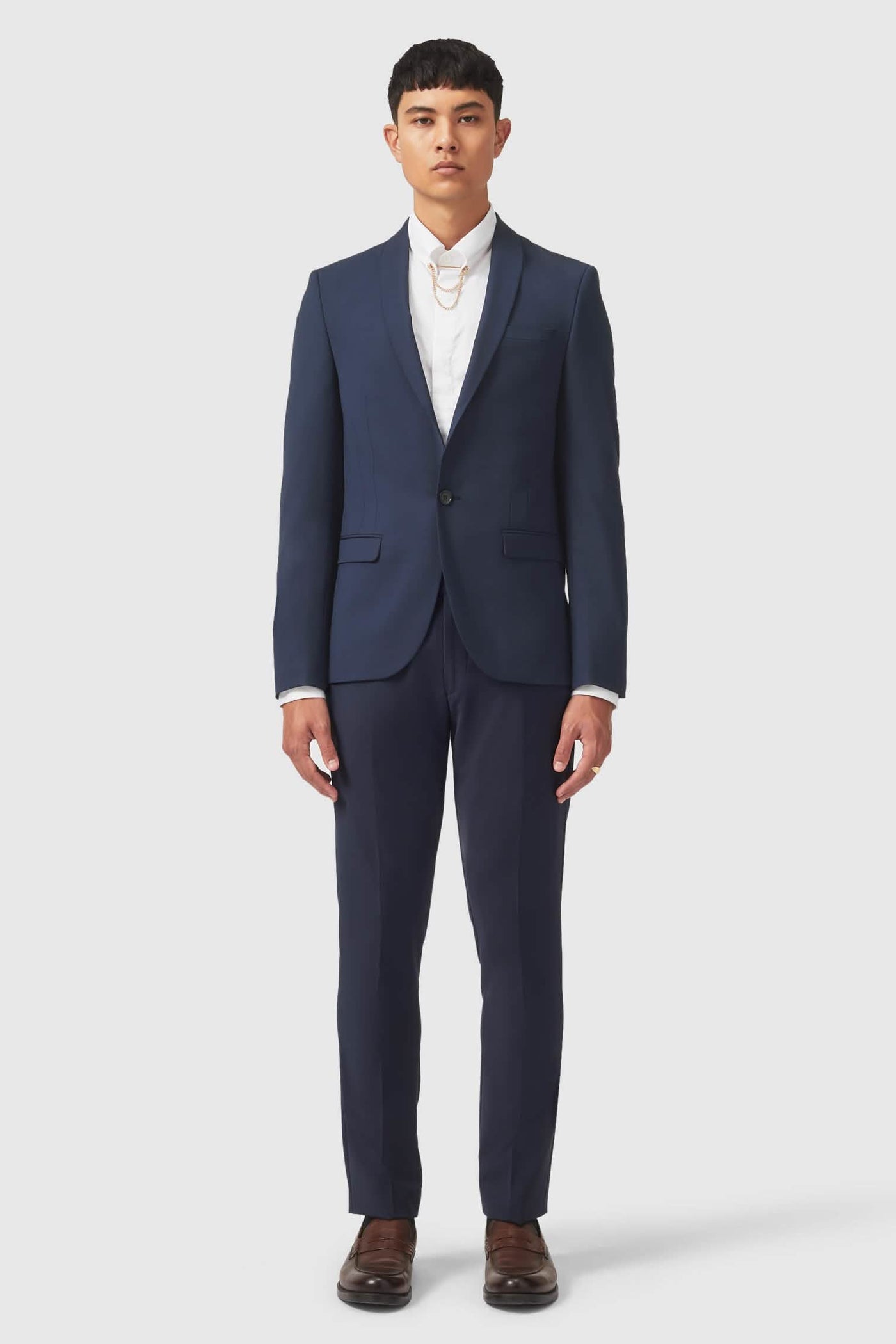 Hamilton Skinny Fit Navy Jacket