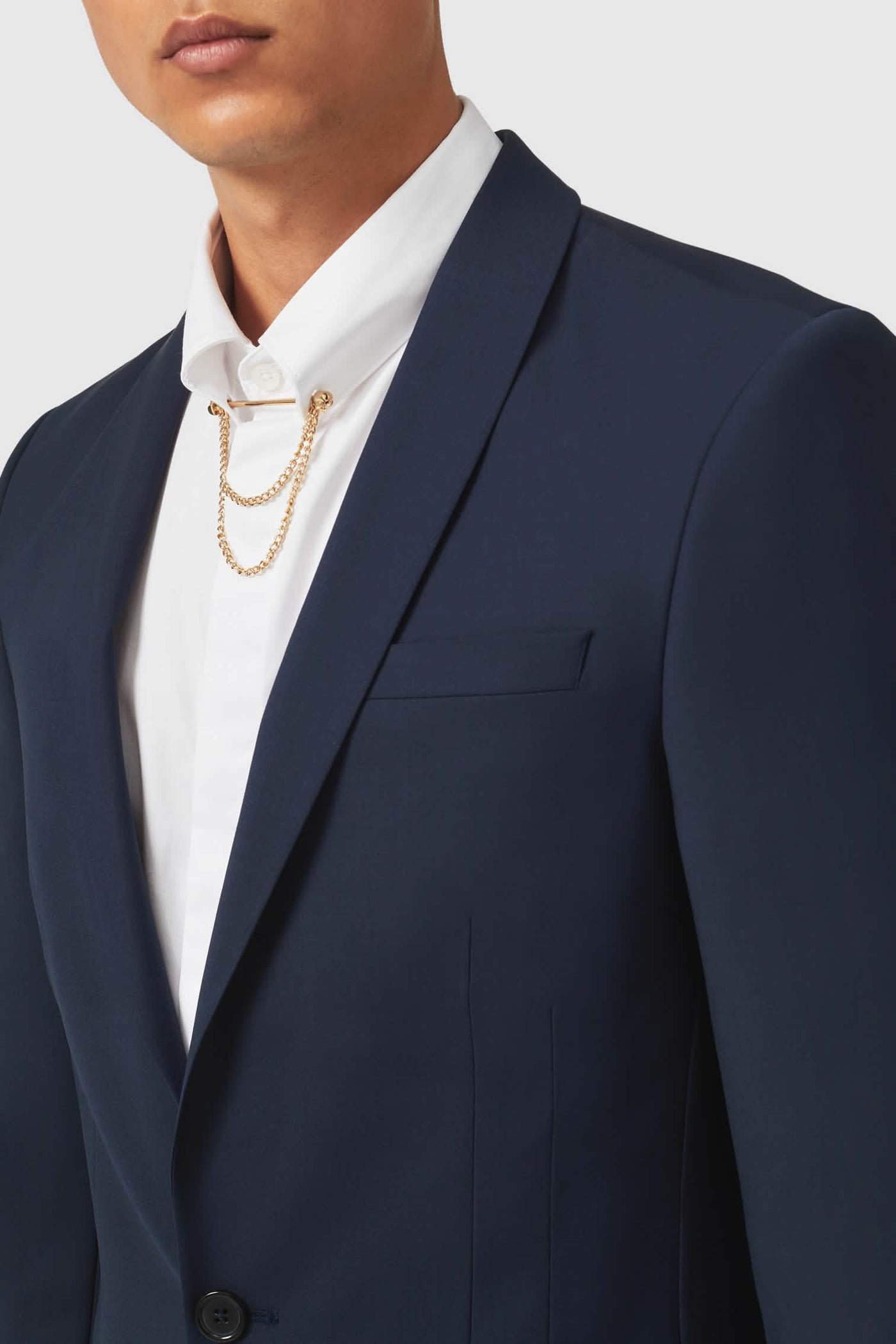 Hamilton Skinny Fit Navy Jacket