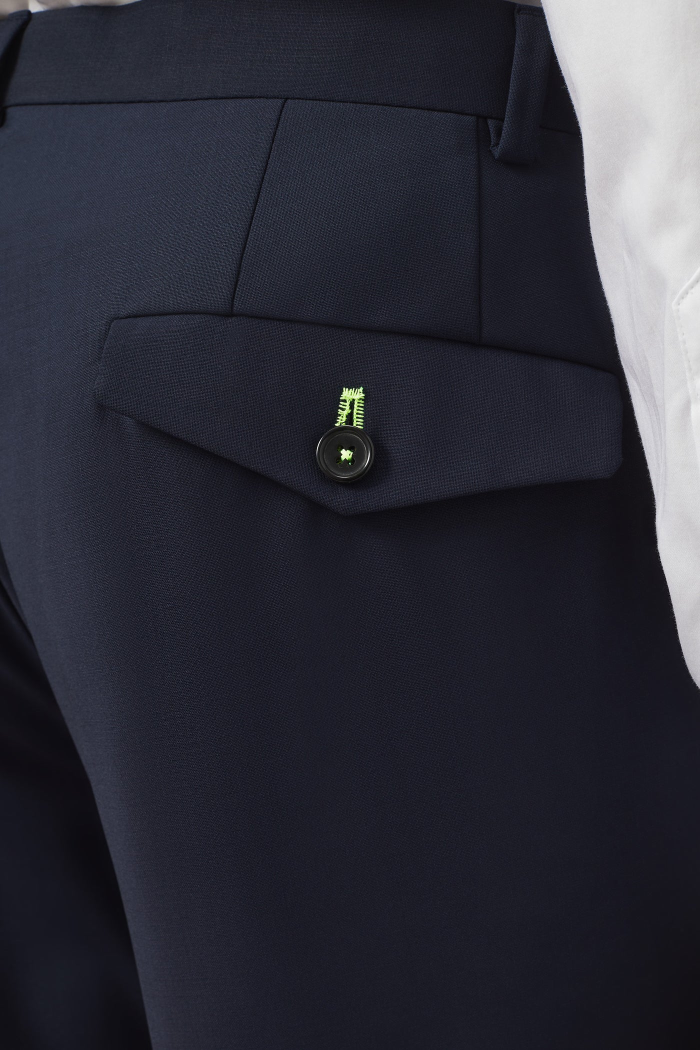 Hamilton Skinny Fit Navy Trousers
