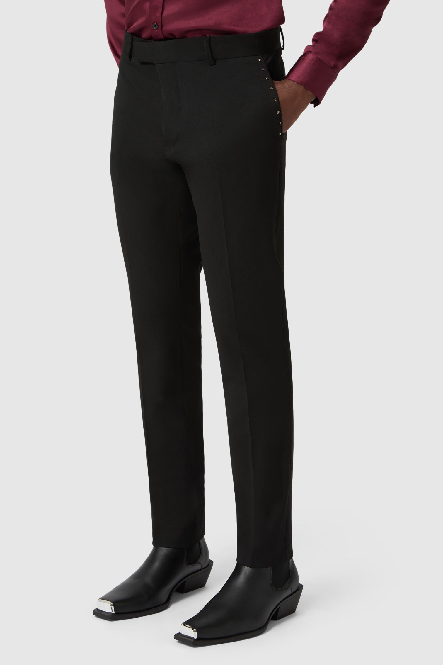 green emerald velvet dress Manhattan 4-way Stretch Dress Pant main image 1