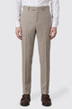 Fraser Slim Fit Brown Check Suit Trousers