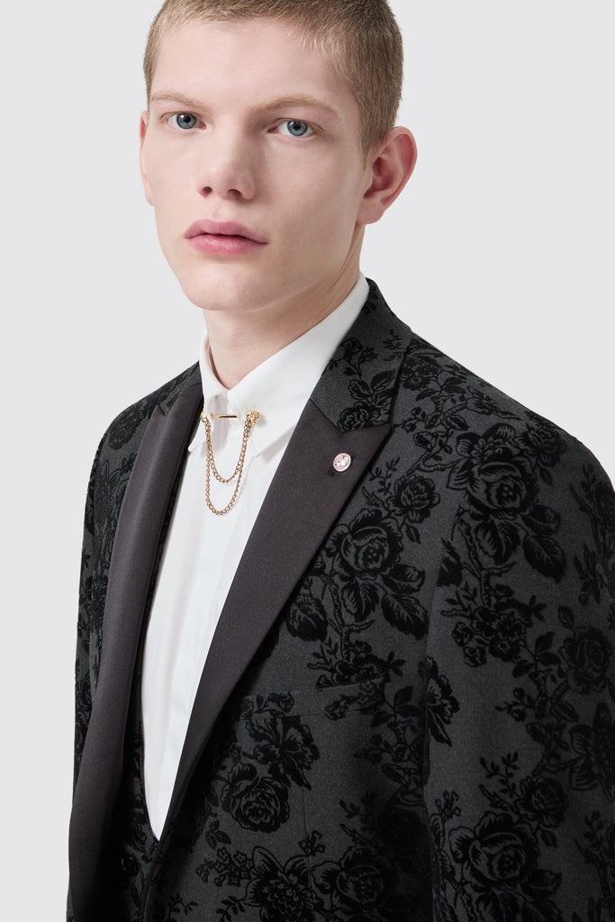 fleet-skinny-fit-black-floral-tuxedo-suit