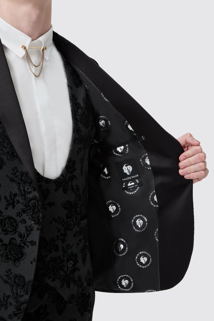 fleet-skinny-fit-black-floral-tuxedo-suit