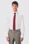 Fordwych Slim Fit White Twill Cotton Shirt