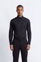 Apsley Slim Fit Black Cotton Shirt