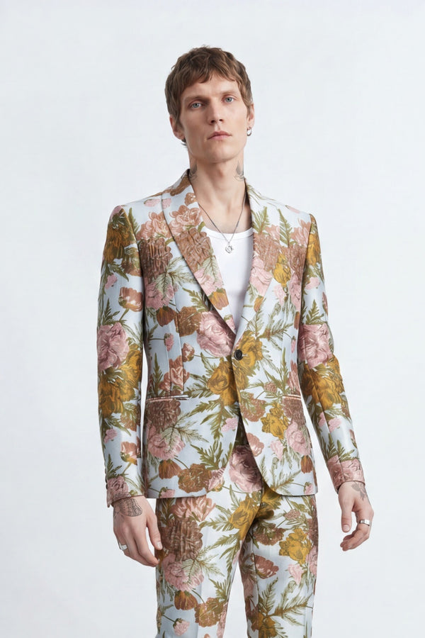 Hirshfield Slim Fit Floral Suit Jacket