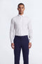 Apsley Slim Fit White Cotton Shirt