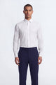 Apsley Slim Fit White Cotton Shirt