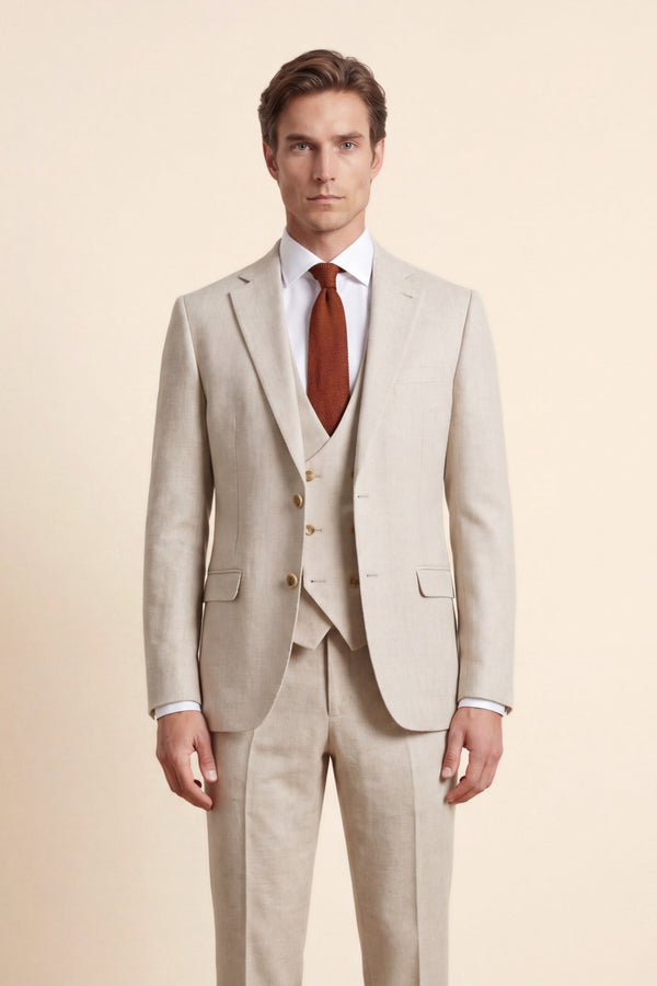 Archer Slim Fit Brown Suit Jacket
