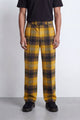 Marty Mustard Check Suit Trousers