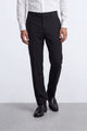 Kingdon Slim Fit Black Tuxedo Suit Trousers