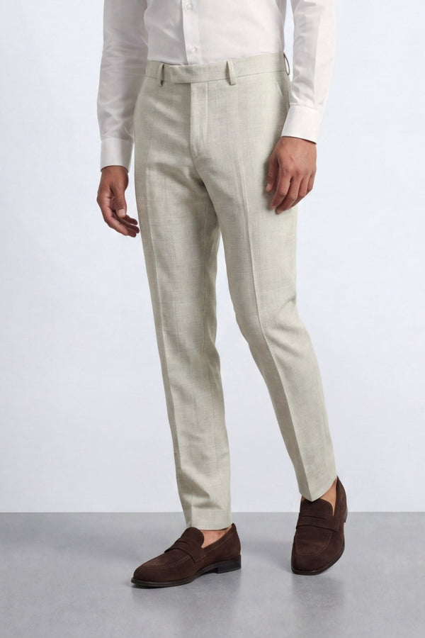 Beckford Slim Fit Check Suit Pants