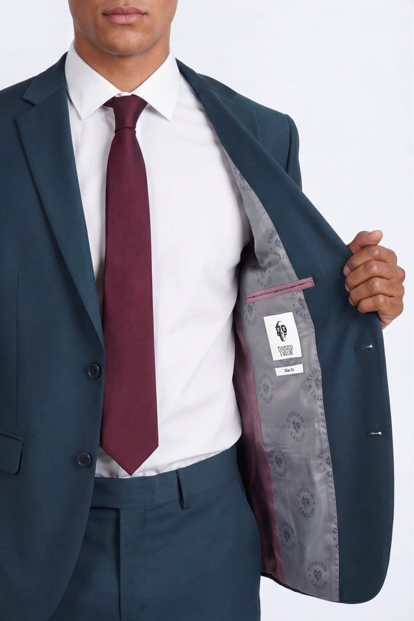 Winslow Slim Fit Green Suit Jacket