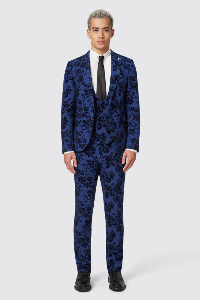 twisted-tailor-jackalope-blue-waistcoat-with-floral-flocking