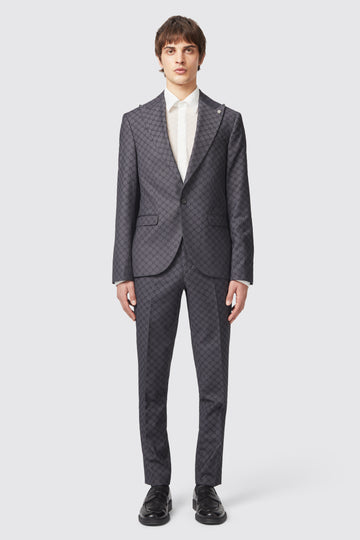 keil-slim-fit-black-flocked-suit