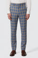 Maynard Slim Fit Navy Check Suit Trousers