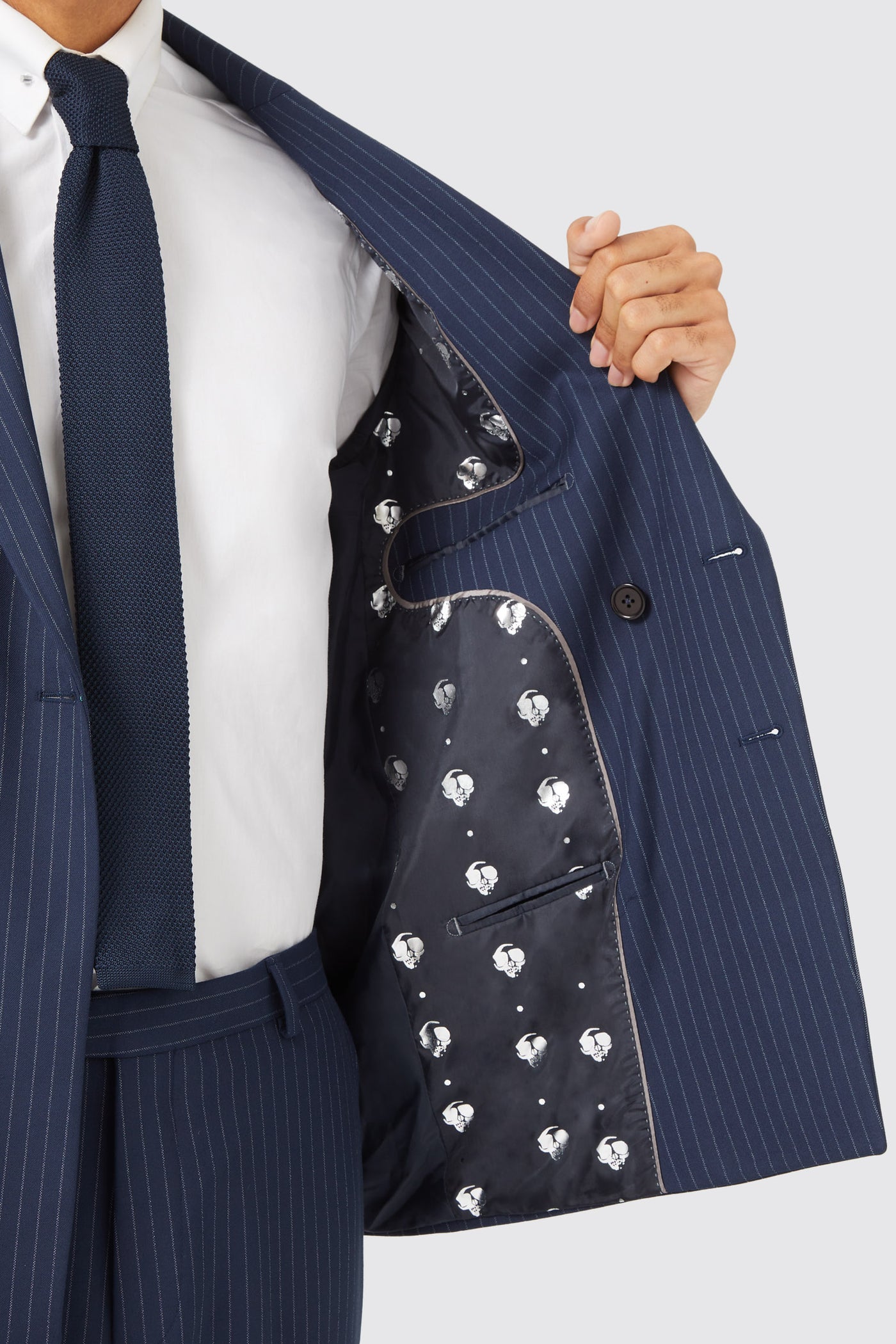 Milltown Slim Fit Double Breasted Navy Jacket TT x AM - ARCHIVE