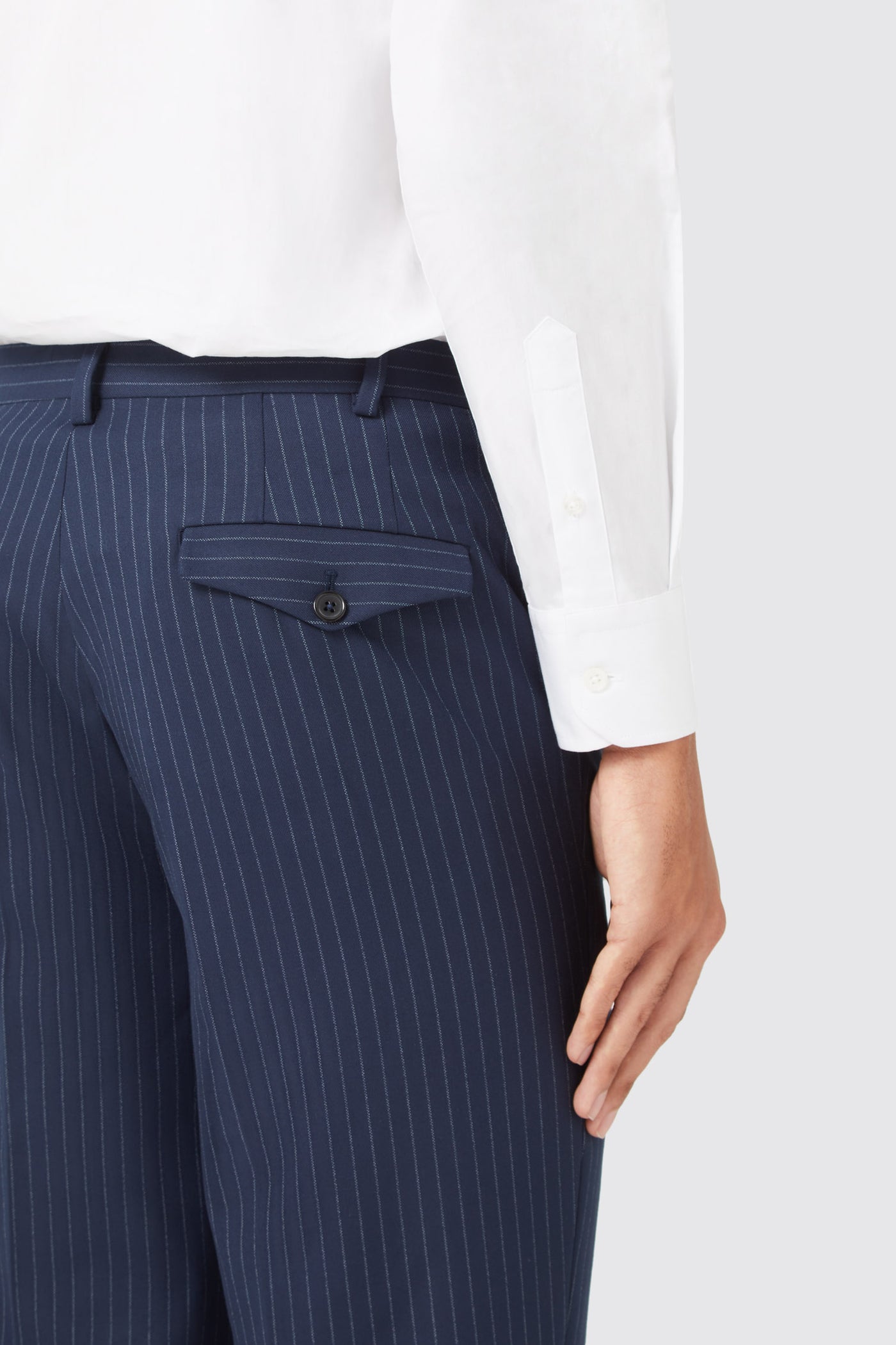 Milltown Slim Fit Navy Double Breasted Trouser TT x AM - ARCHIVE