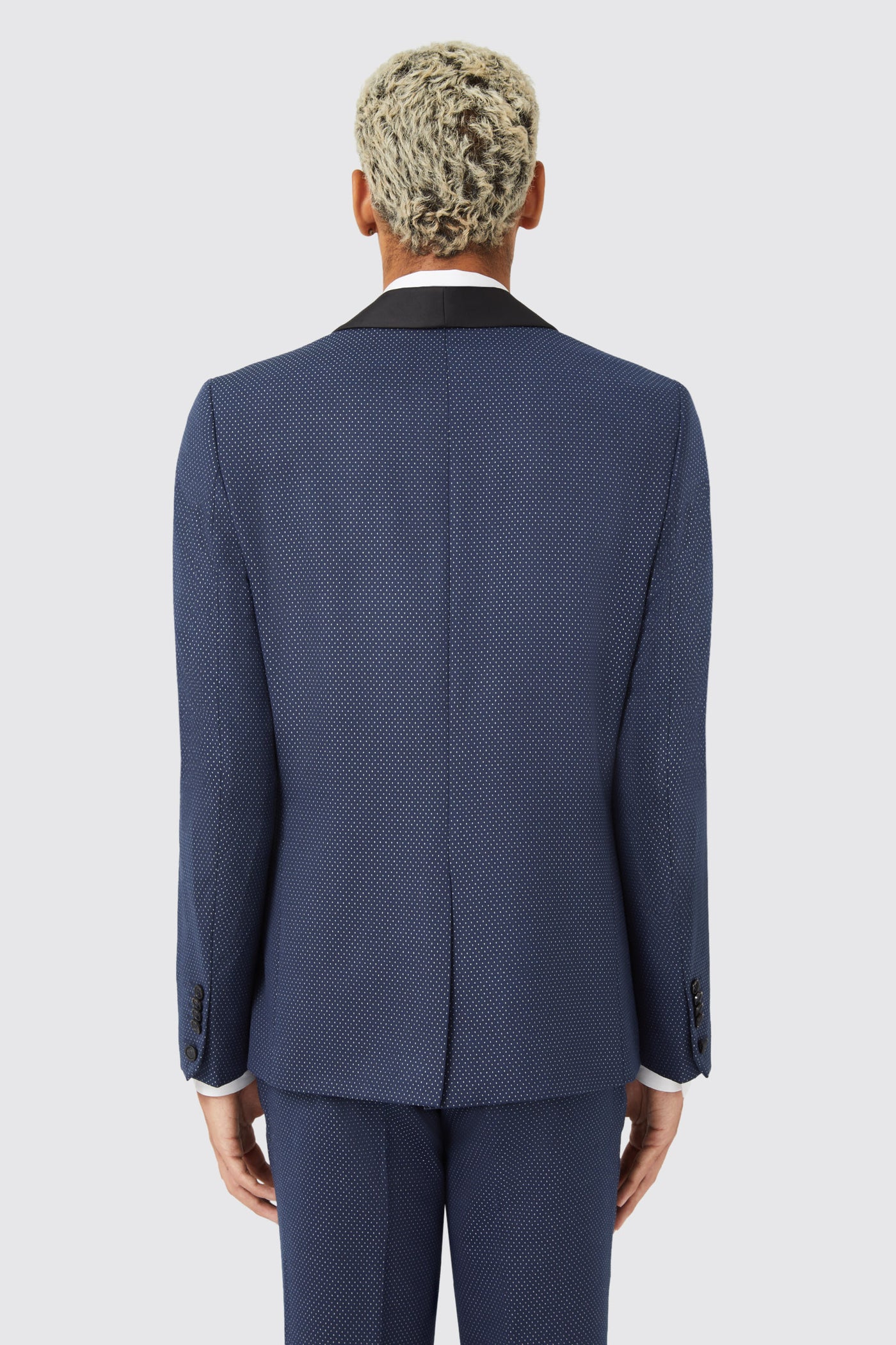 Neale Navy Jacquard Jacket TT x AM - ARCHIVE