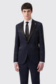 Minerva Slim Fit Navy Jacquard Tux Jacket