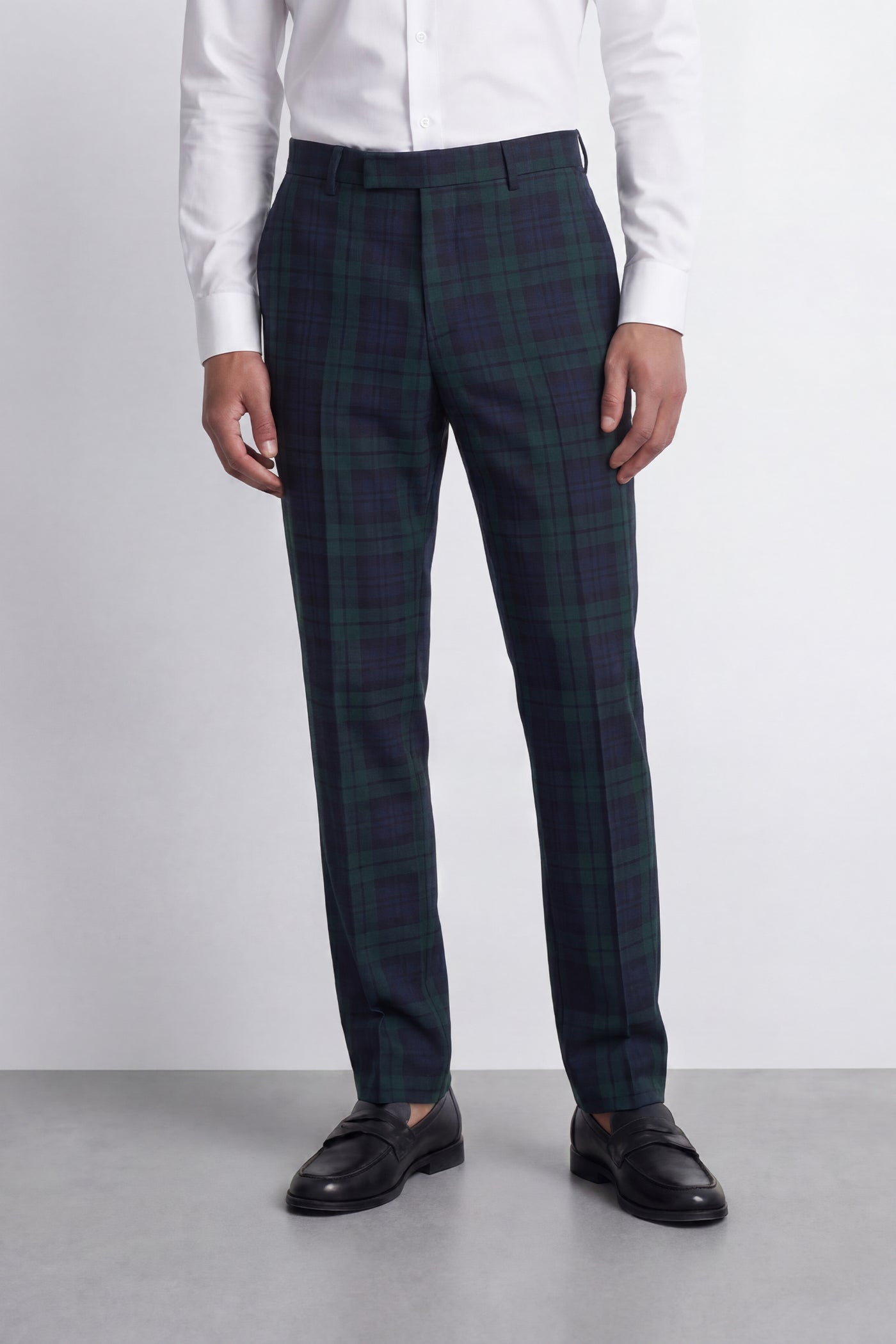 Ginger Slim Fit Green Tartan Suit Jacket