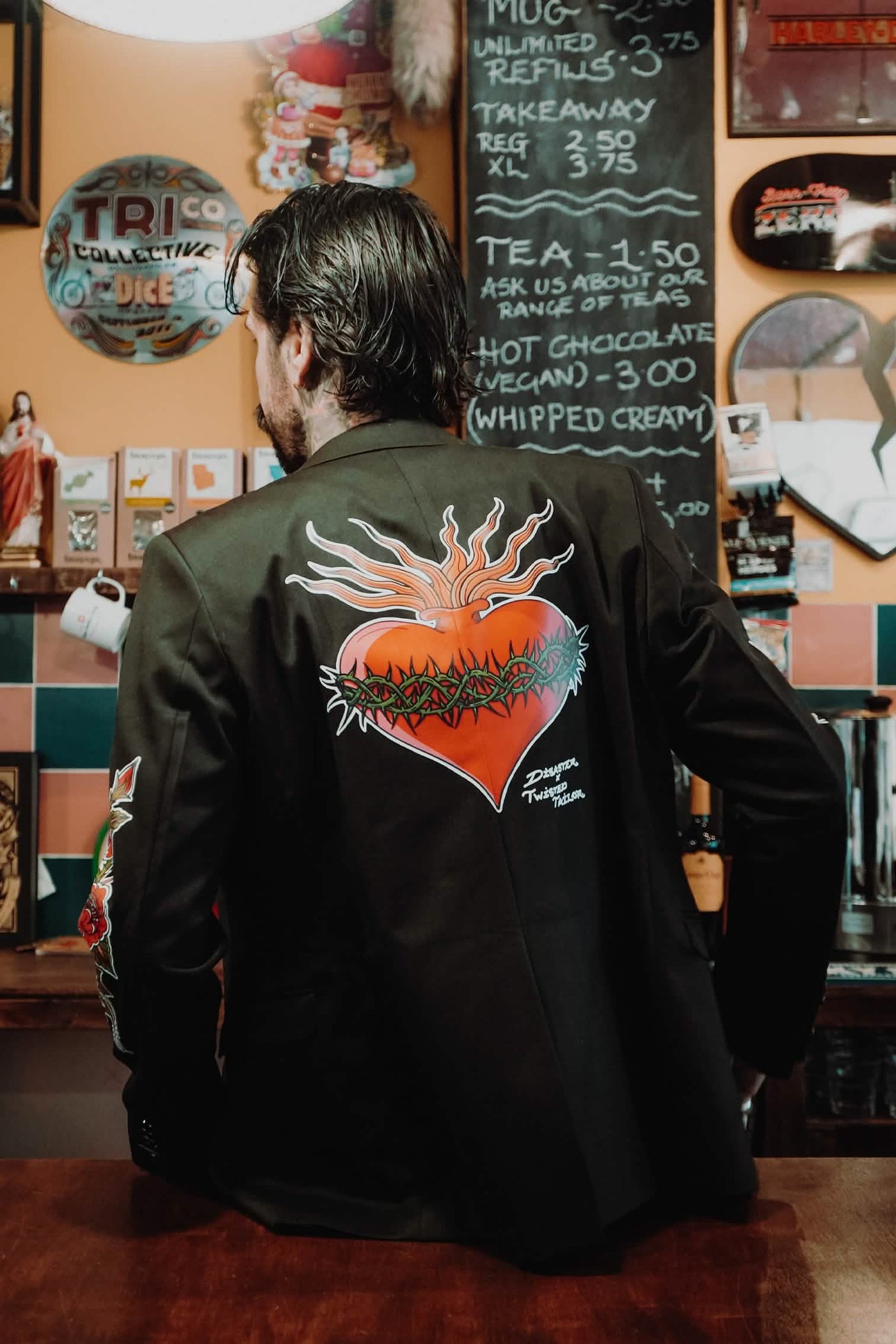 Disaster Skinny Fit Black Jacket