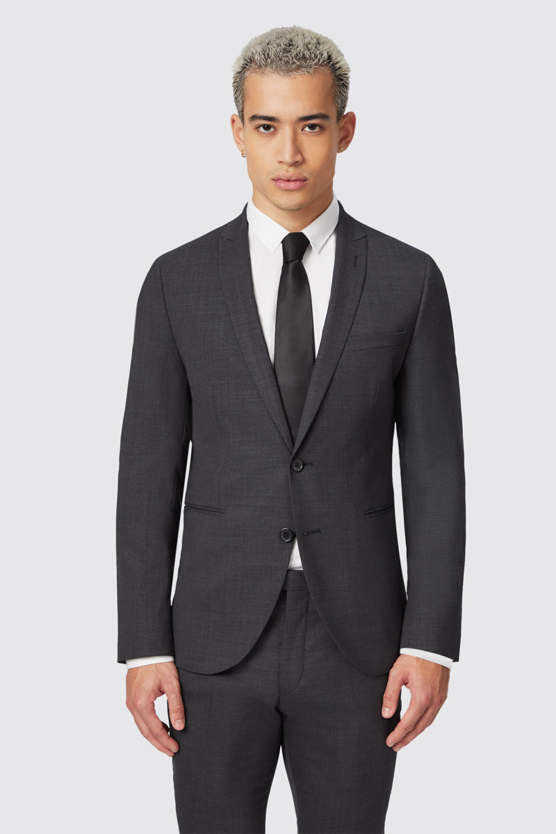 Priory Skinny Fit Suit Charcoal Suit - ARCHIVE