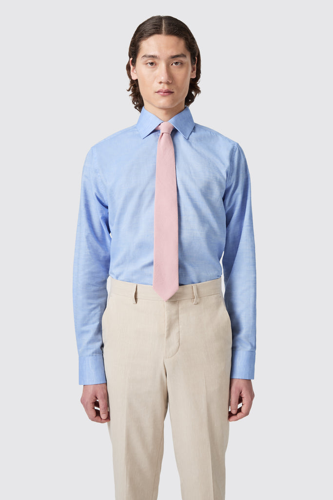 grafton-slim-fit-blue-cotton-shirt