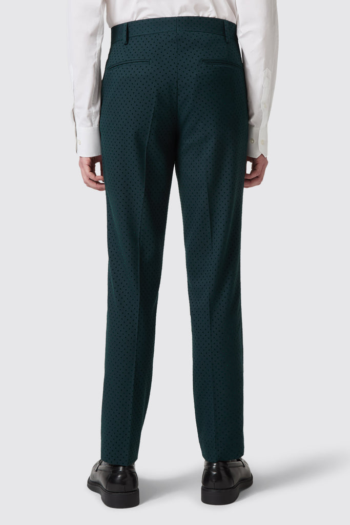 sullivan-slim-fit-green-polka-dot-trousers