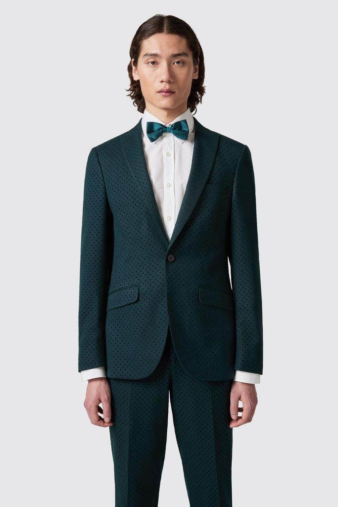 sullivan-slim-fit-green-polka-dot-suit