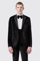 Sylvester Slim Fit Black Velvet Tux Jacket