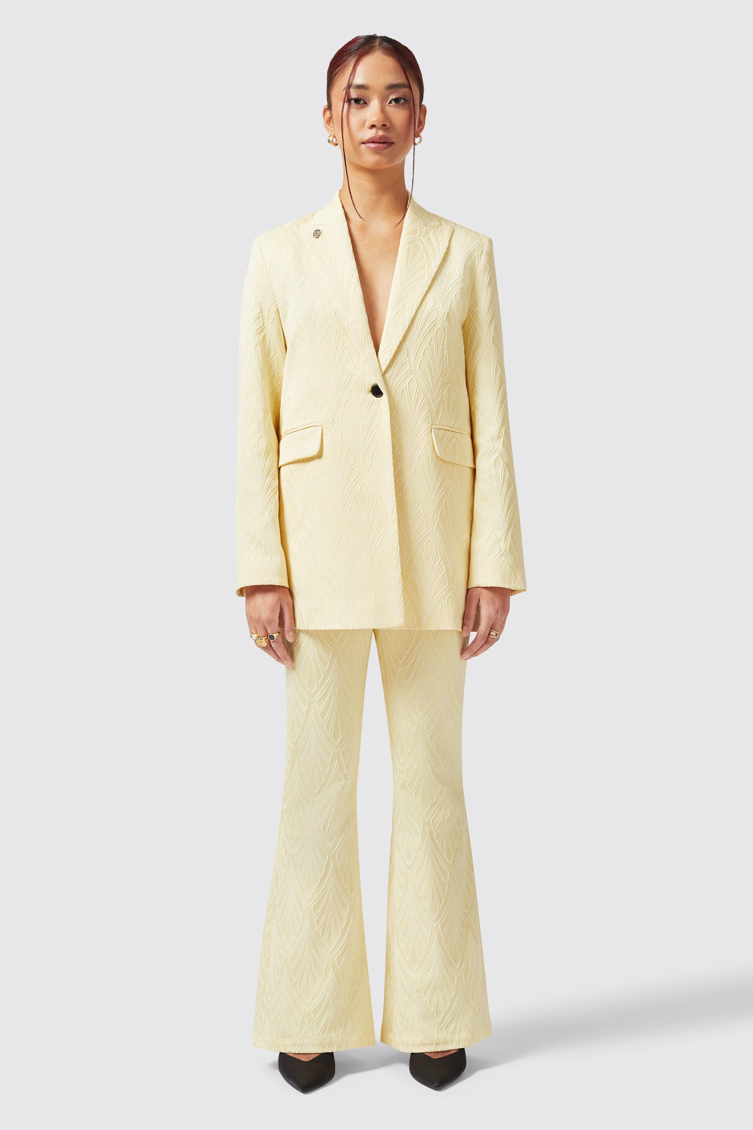 Lemon yellow blazer hotsell